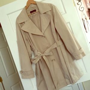 London Fog Classic Trench Coat Rain Coat 2x Plus